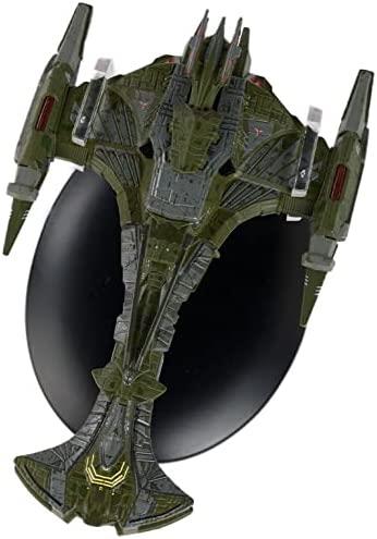Klingon I.K.S. Bortasqu' Flagship Model Diecast Ship STO (Eaglemoss / Star Trek), side angle