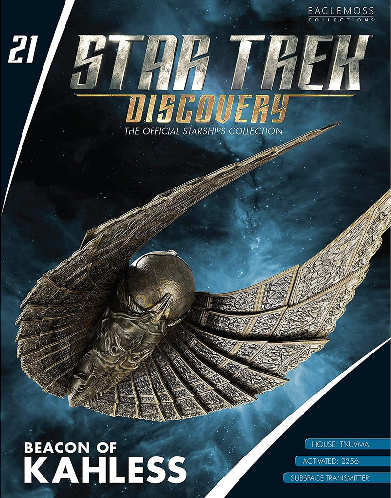 Beacon of Kahless (Klingon Obelisk) Discovery Ships Model Diecast Ship SSDUK021 (Eaglemoss / Star Trek), packaging shot