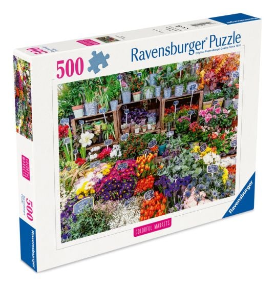 Flower Market, France, 500pc