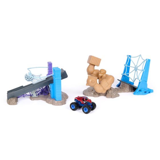 Monster Jam 1:64 Marvel Playset