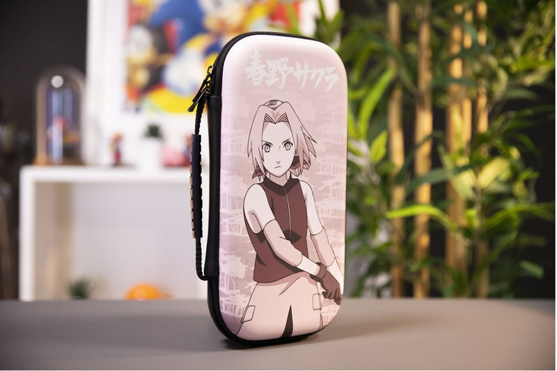 Konix Naruto Sakura Carry Case for Nintendo Switch close up detail
