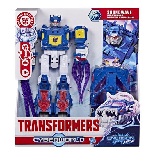 Transformers CYBERWORLD Energon Surge Soundwave Deep Sea Explorer