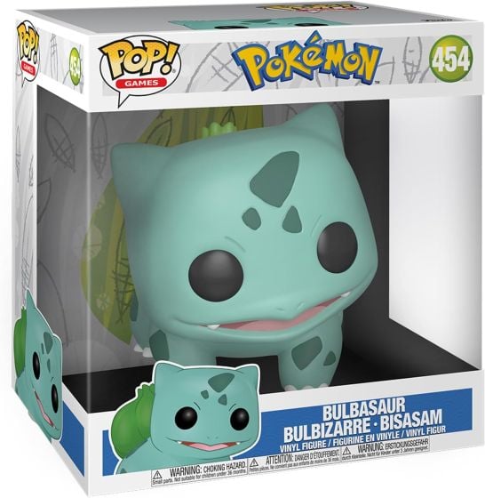 Jumbo- Pokemon - Bulbasaur Funko Pop! Vinyl Figure