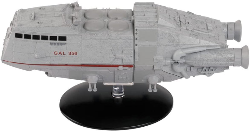 Colonial Shuttle Figure (Battlestar Galactica: The Official Ships Collection Eaglemoss), side angle