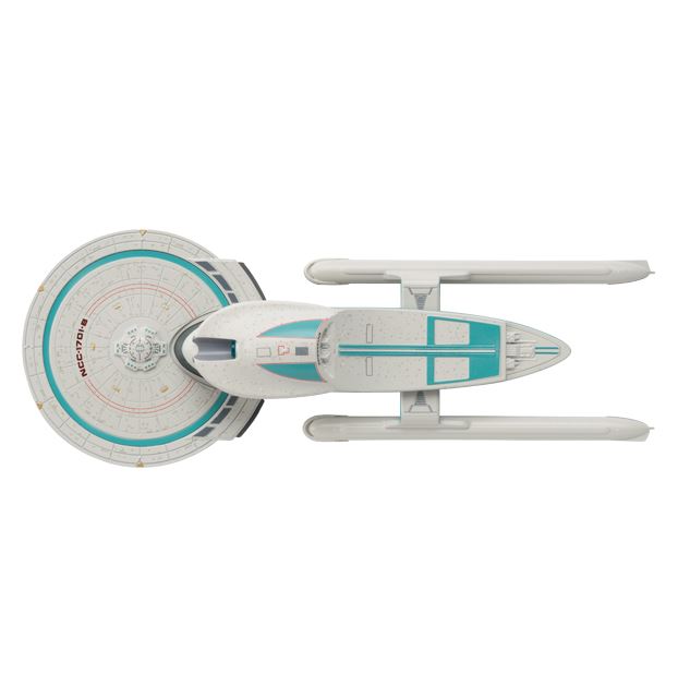 U.S.S. Enterprise NCC-1701-B XL EDITION Model Die Cast Ship (Eaglemoss / Star Trek), alternate view