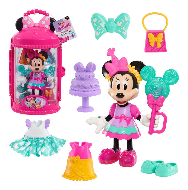 Minnie Mouse 6 Fabulous Fashion Doll" - Image