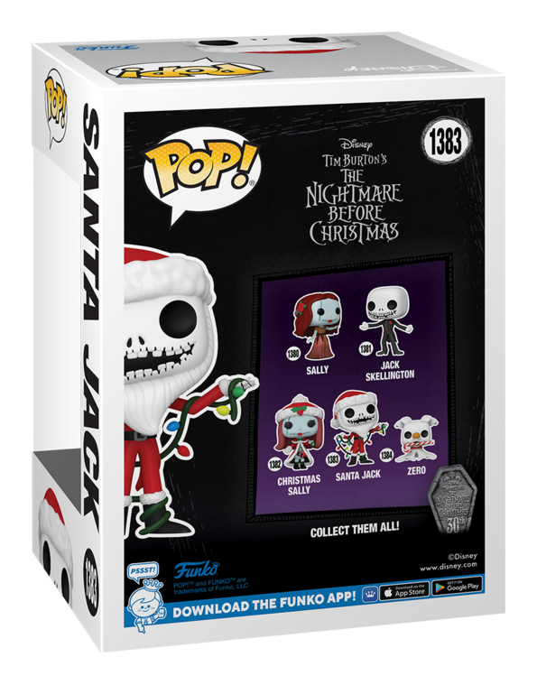 Pop! Vinyl - Nightmare Before Christmas 30th Anniversary - Santa Jack - Image