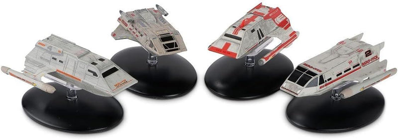 Shuttlecraft Set 4 Kelvin Timeline (Transport Shuttlecraft & Passenger Shuttle & Med Evac Shuttle & Warrant, close-up detail