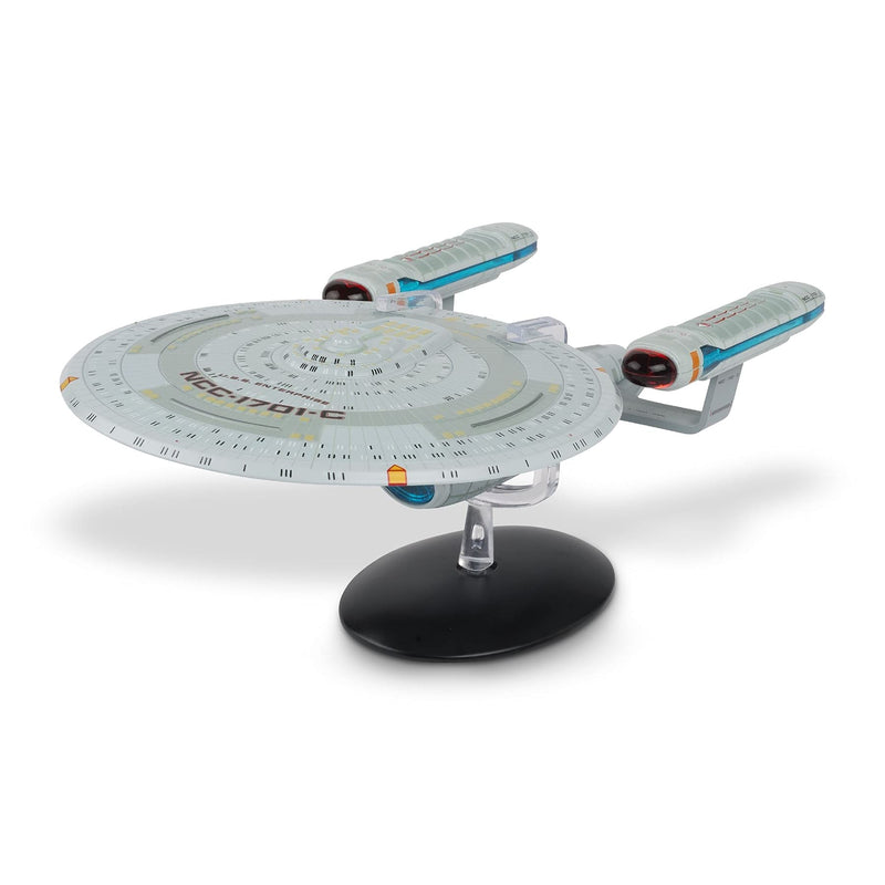 U.S.S. Enterprise NCC-1701-C XL EDITION Model Die Cast Ship (Eaglemoss / Star Trek), alternate view