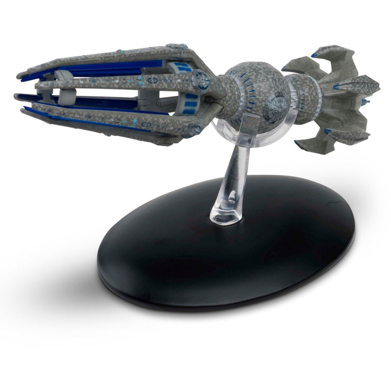 Krenim Temporal Weapon Starship Model Die Cast Ship (Eaglemoss / Star Trek), side angle