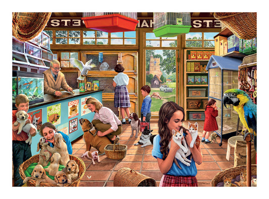 Ye Olde Shoppe Collection Pet Shoppe 1000 Piece Jigsaw Puzzle