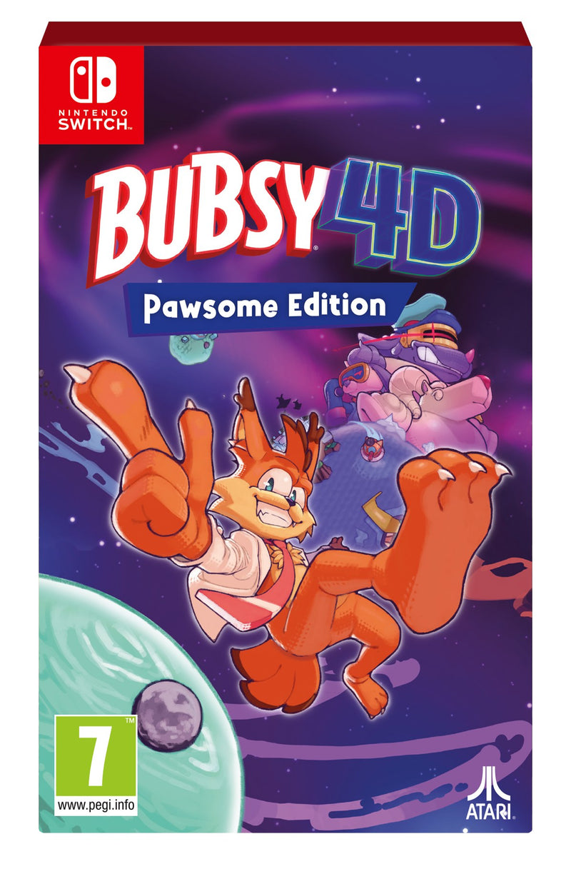 Bubsy 4D Pawsome Edition - Nintendo Switch