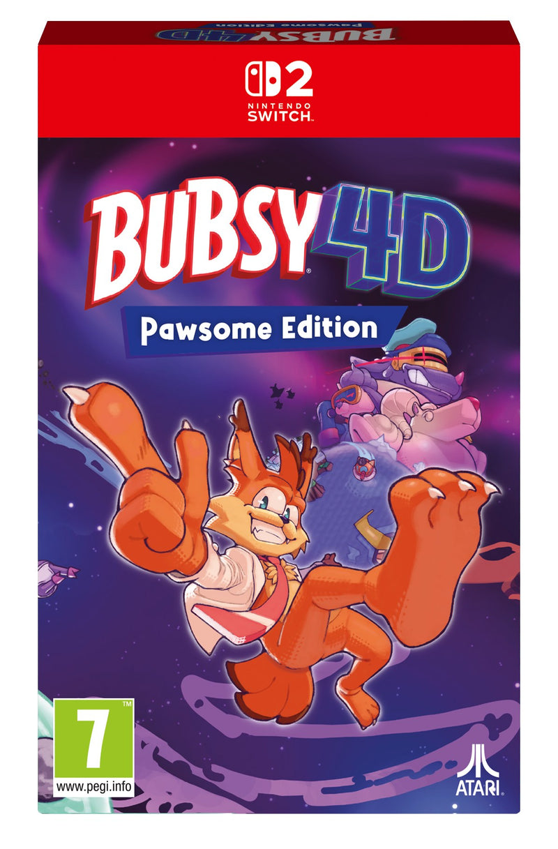 Bubsy 4D Pawsome Edition - Nintendo Switch 2