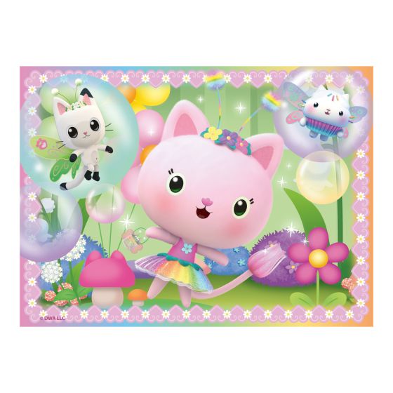 Gabby's Dollhouse 4 in a Box Jigsaw Puzzles - Fairylandia