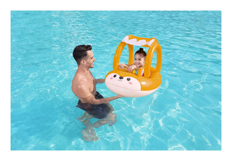 Friendly Fox Shaded Baby Boat - Image