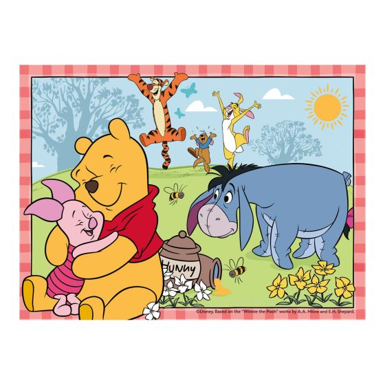 Winnie the Pooh 4 in a Box Jigsaw Puzzles