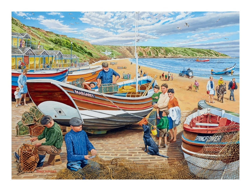 Happy Days At Work, The Fisherman 500 Piece Jigsaw Puzzle