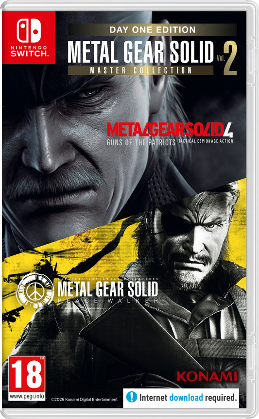 Metal Gear Solid: Master Collection Vol. 2 Day One Edition - Nintendo Switch