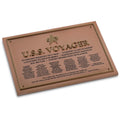 No. 2 U.S.S. Voyager NCC-74656 Dedication Plaque (Eaglemoss / Star Trek), alternate view
