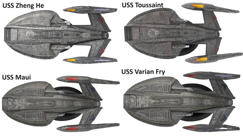 U.S.S. Maui (Inquiry-Class) Model Die Cast Ship Picard Universe (Eaglemoss / Star Trek), packaging shot