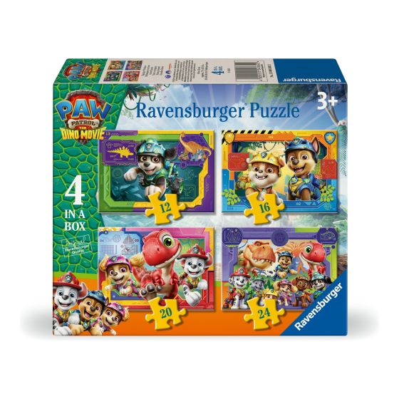 Paw Patrol 3 Dino Movie, 4 in a Box