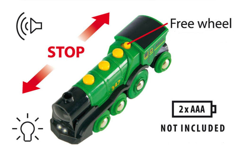Brio World Big Green Action Locomotive - Image
