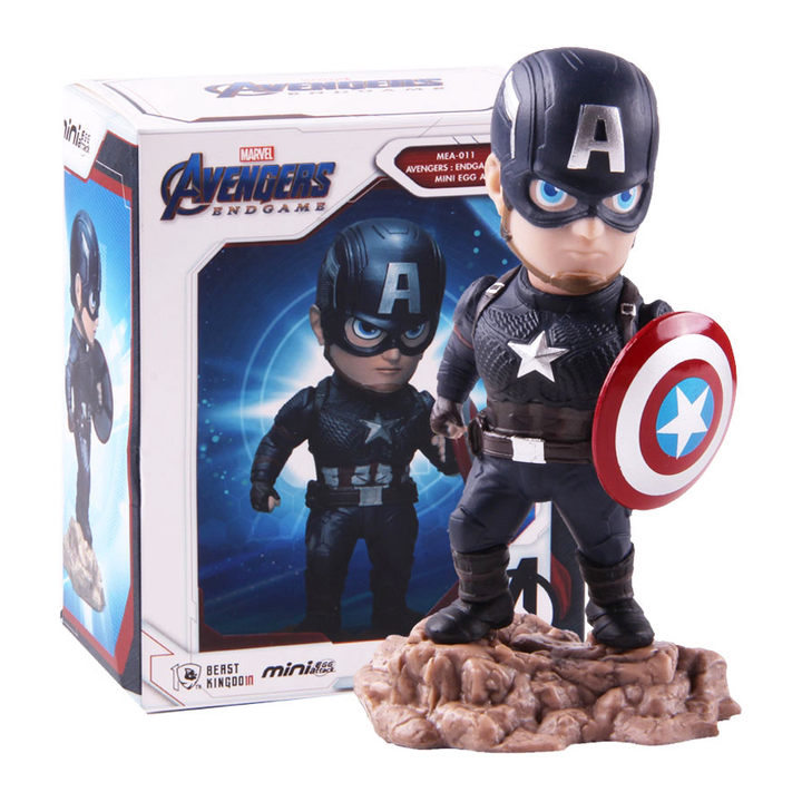 Beast Kingdom Mini Egg Attack Avengers Endgame Captain America Action Figure