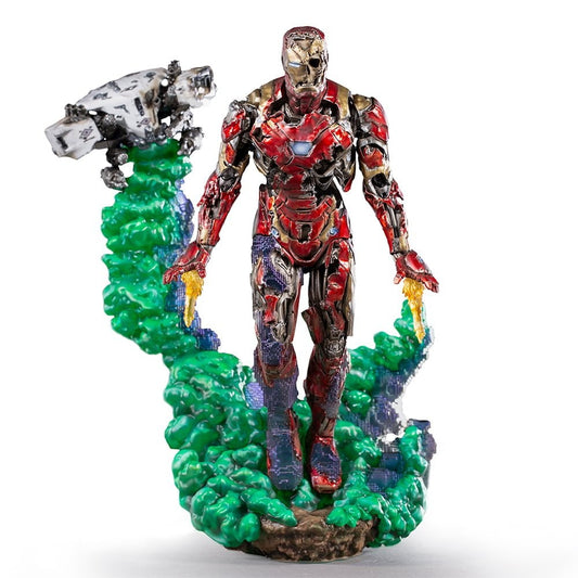 IronStudios Marvel Spider-Man Far From Home: Deluxe BDS 1:10 Art Scale Staute (Iron Man Illusion)