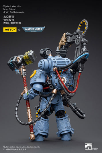 Warhammer 40k 1/18 Scale Space Wolves Iron Priest Jorin Fellhammer