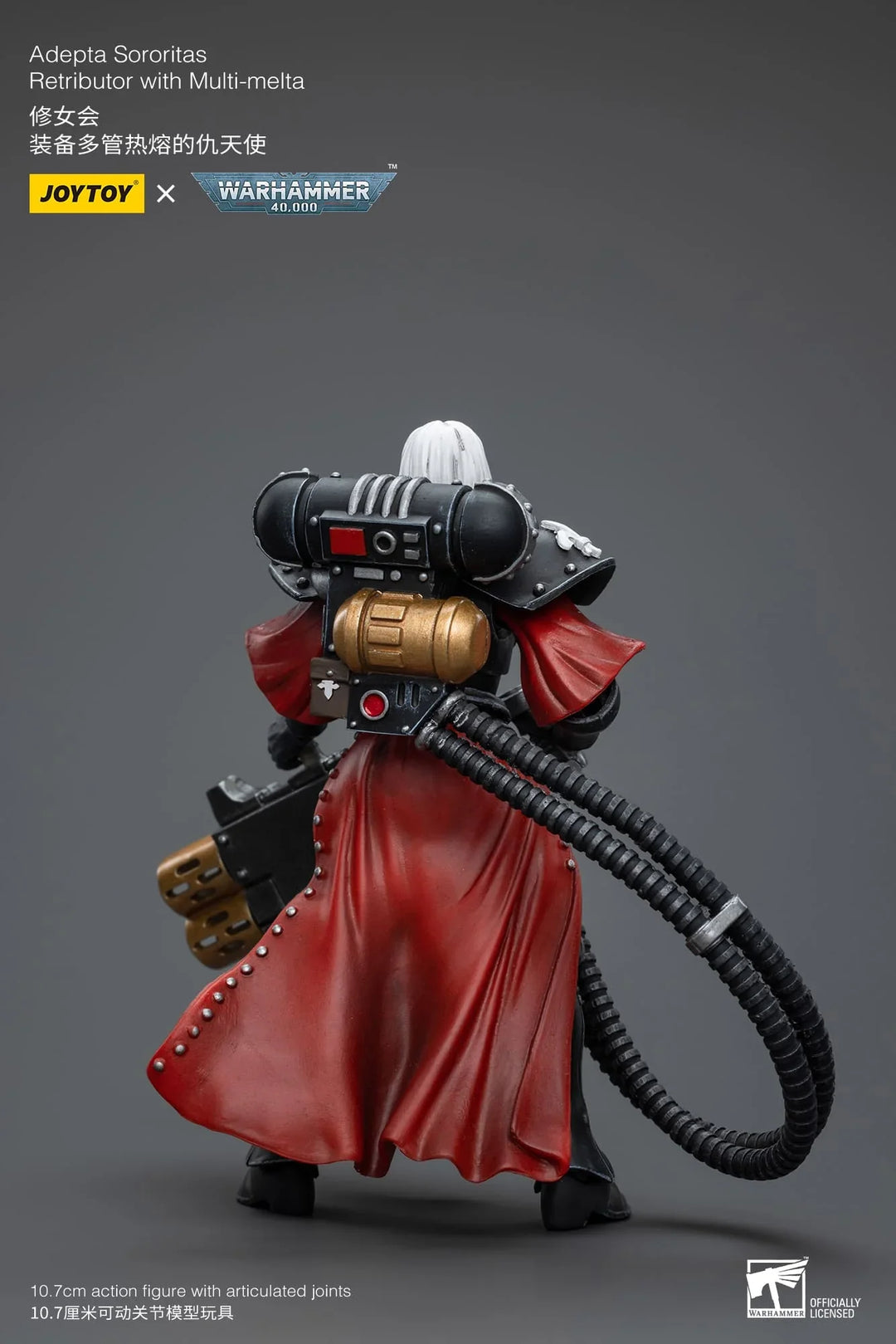 JoyToy Adepta Sororitas Retributor Warhammer 40K 1/18 Scale Action Figure with Multi-Melta