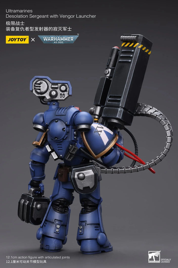JoyToy Ultramarines Desolation Sergeant (Vengor Launcher) Warhammer 40K 1/18 Scale Action Figure