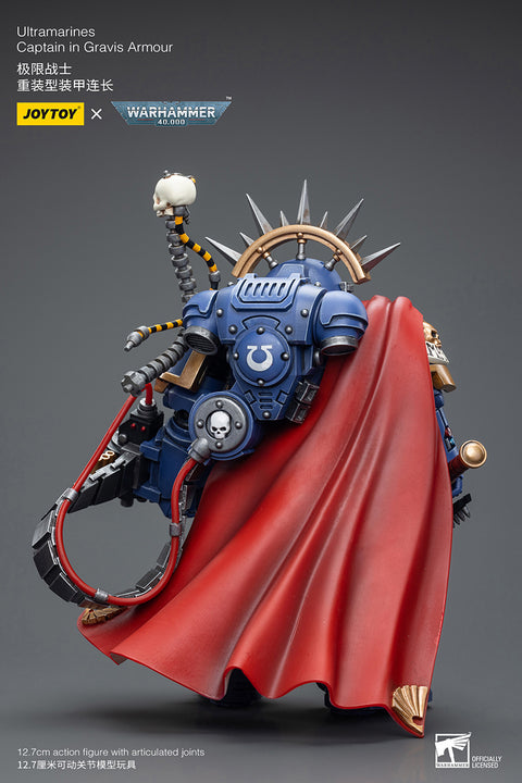 Warhammer 40K 1/18 Scale Ultramarines Captain in Gravis Armour