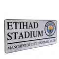 Manchester City FC White Street Sign, alternate view