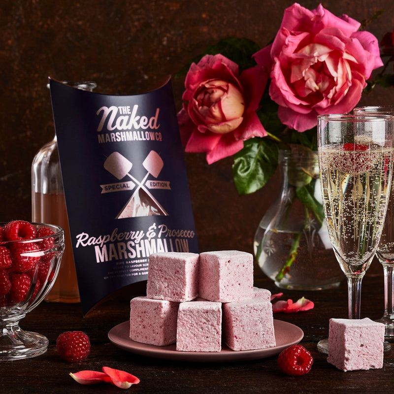 Raspberry & Prosecco Gourmet Marshmallows collectible from THE MARSHMALLOW FACTORY