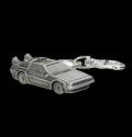 Back to the Future DeLorean Time Machine 3D Metal Keyring alternate view