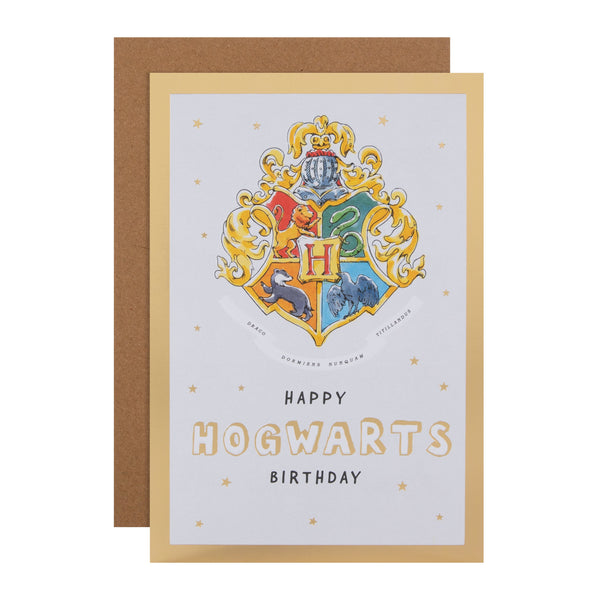 General Birthday Card - Harry Potter™ Hogwarts House Crest Design
