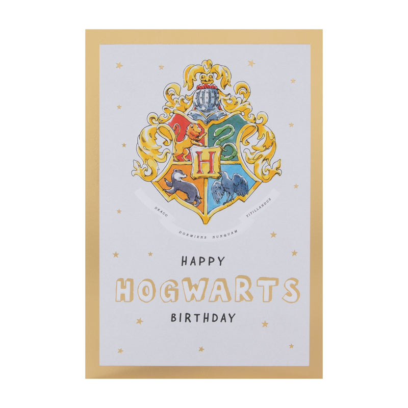 General Birthday Card - Harry Potter™ Hogwarts House Crest Design