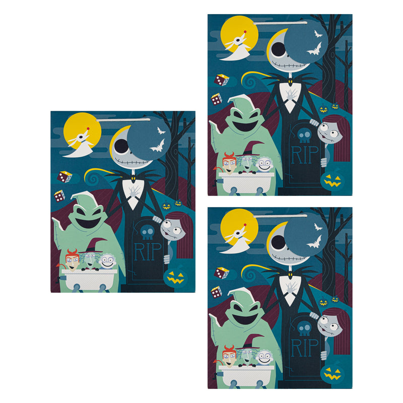 Large Gift Bags - Pack of 3 Disney The Nightmare Before Christmas Design