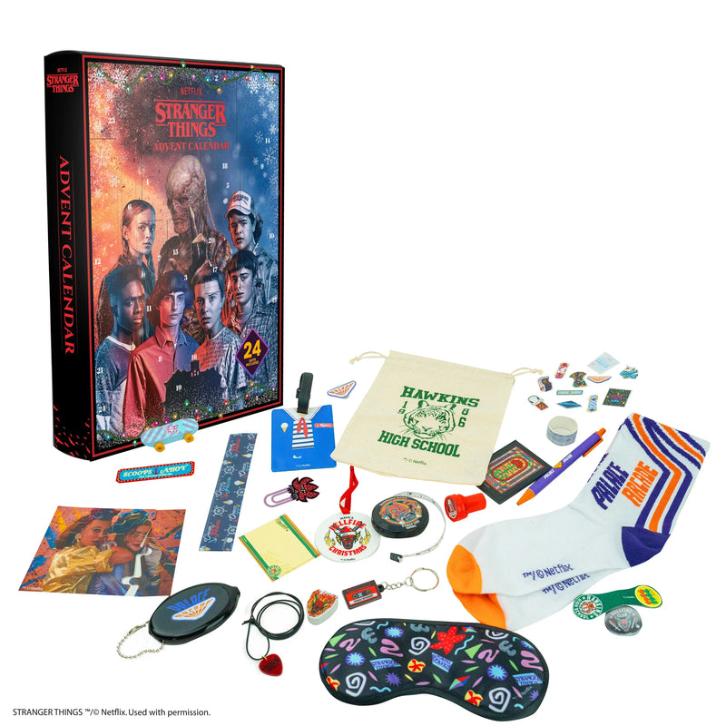 Stranger Things Hawkins Advent Calendar, size reference