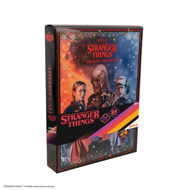 Stranger Things Hawkins Advent Calendar, side angle
