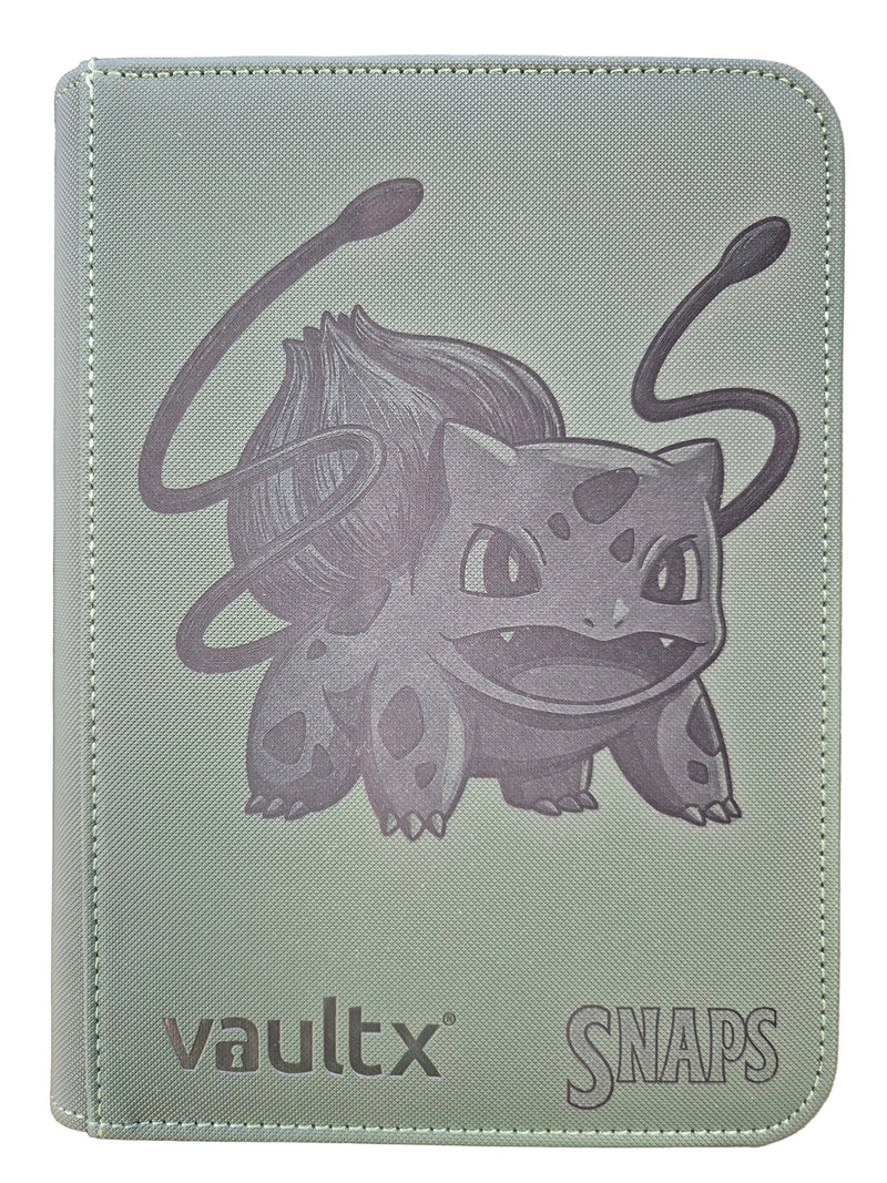 Custom Vault X 4-Pocket Exo-Tec Zip Binder, side angle