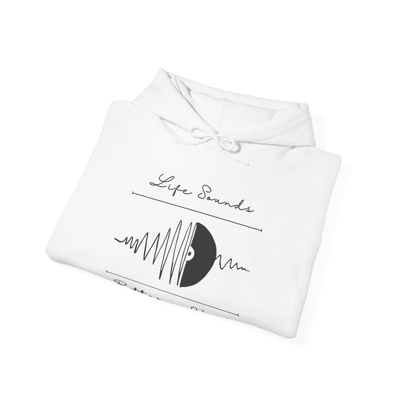 'Life Sounds Better on Vinyl' Men's Hoodie, product detail