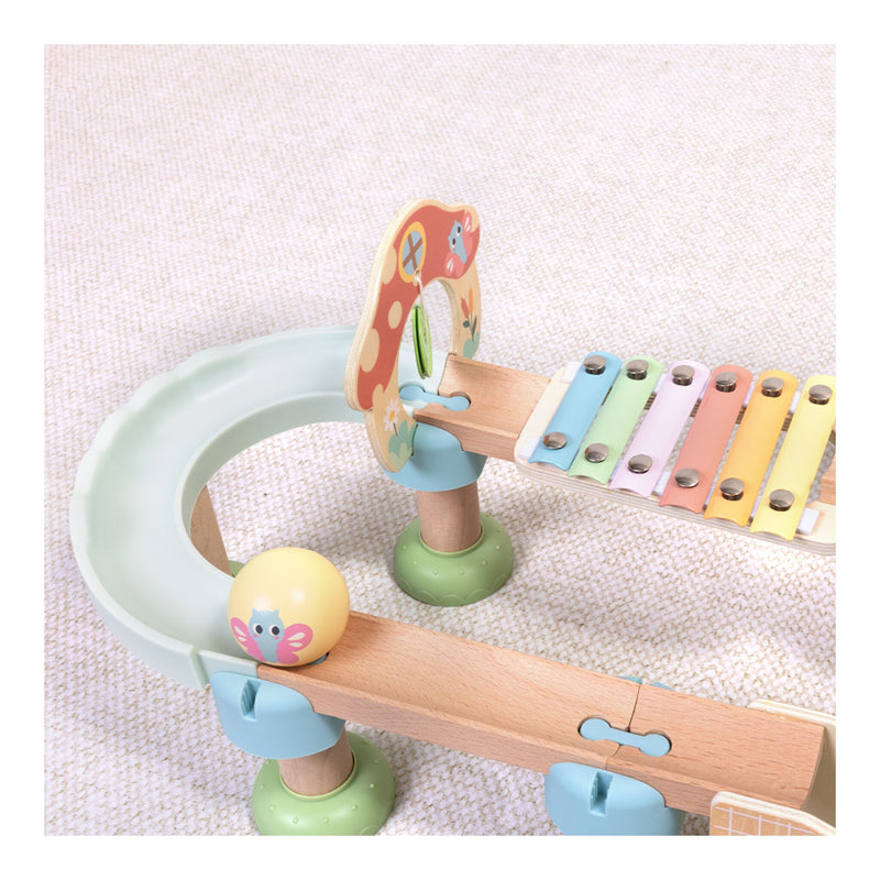 Wooden Ball Drop Track Set