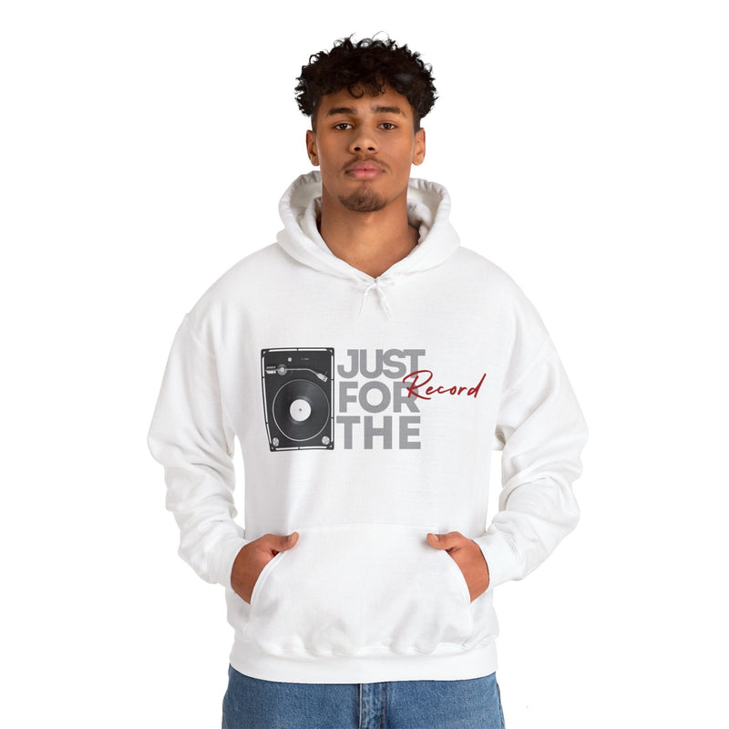 'Just for the Record' Men's Hoodie, product detail