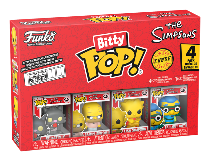 Bitty Pop! - The Simpsons - Scratchy 4 Pack - Image