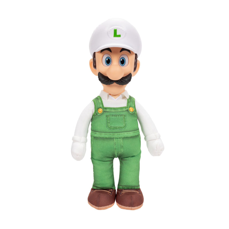 The Super Mario Galaxy Movie - 15" Posable Plush - Fire Luigi - Image