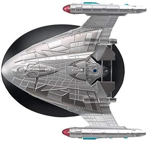 United Earth Starfleet Warp Delta Model Diecast Ship Window Box (Eaglemoss / Star Trek), close-up detail