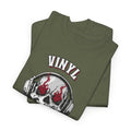 'Vinyl Ain't Dead' Skull Men's T-Shirt, in display