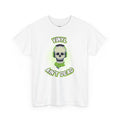 'Vinyl Ain't Dead' Headphones Men's T-Shirt, in display