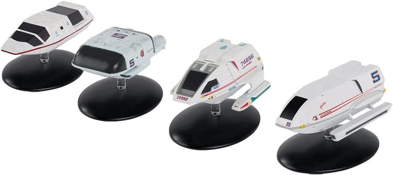 Shuttlecraft Set 5 (Air Tram, Tug, Galileo & Type-8) Model Diecast SSSUK713 Collector's Ships (Eaglemoss / St, alternate view